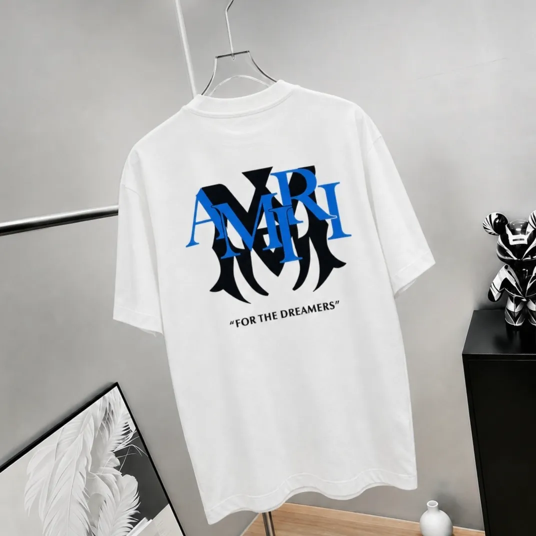 ami~ Flocking thick plate with glue letters, official Same Style "differentiated currency fabric" 7A antibacterial short-sleeved tee, the upper body is very comfortable, Same Style half-sleeves for men and women, dropped shoulders and loose fit Color: Black White Coffee Brown Size: S (90-130 pounds) M (125-150 pounds) L (135-165 pounds) XL (160-190 pounds) XXL (185-220 pounds)